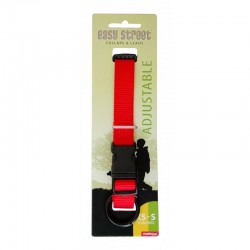 YOURS DROOLLY ADJUSTABLE BASIC COLLAR X SMALL RED