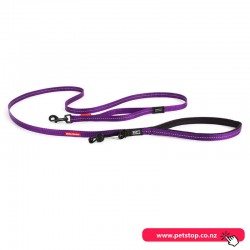 Ezydog Dog Leash Soft Trainer Lite 12mm Purple