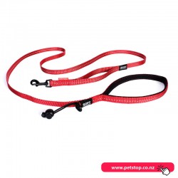 Ezydog Dog Leash Soft Trainer Lite 12mm Red