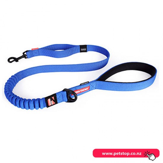 Ezydog Dog Leash Zero Shock 120cm-Blue