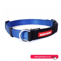 ezydog Dog Collar Checkmate Blue L 44 - 65cm