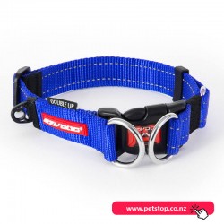 ezydog Dog Collar Double Up Blue M 29 - 40cm