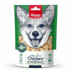 Wanpy Freeze Dried Chicken & Vegetables Dog Treat  - 40g
