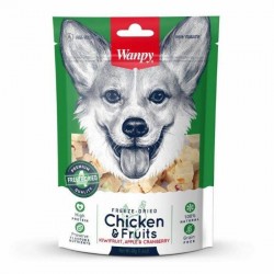 Wanpy Freeze Dried Chicken & Fruits Dog Treat - 40g