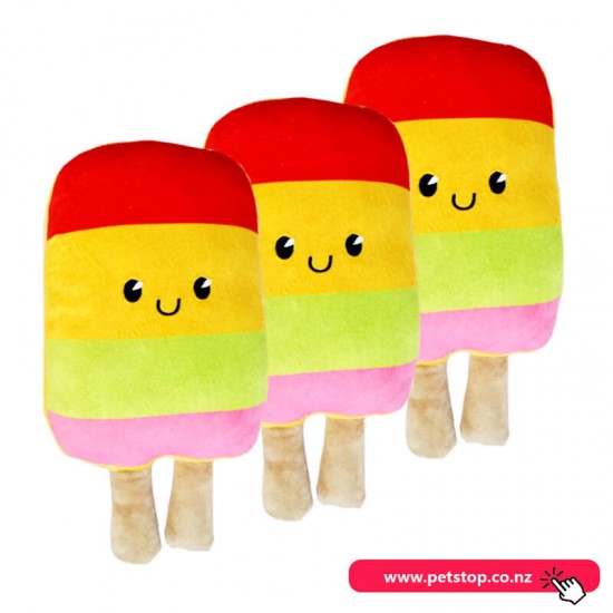 Foodies Dog Plush Toy - Mixed Ice Lolly Regular