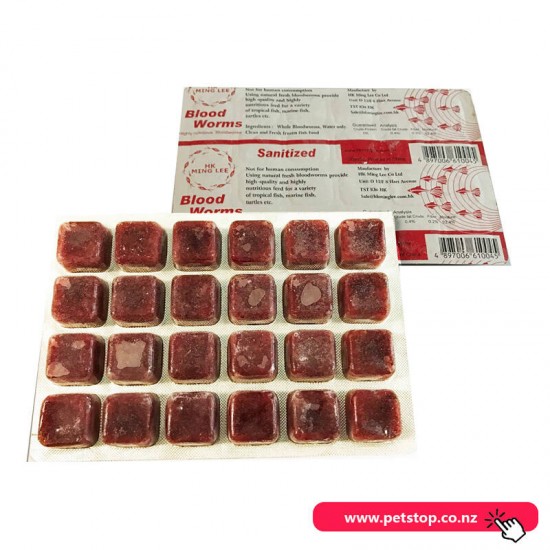 10 packs Frozen Bloodworms For Tropical Marine Fish and Turtle  (100g each)
