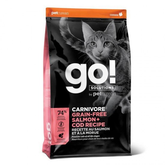 Go! Carnivore Grain Free Salmon + Cod 1.4kg Cat Food