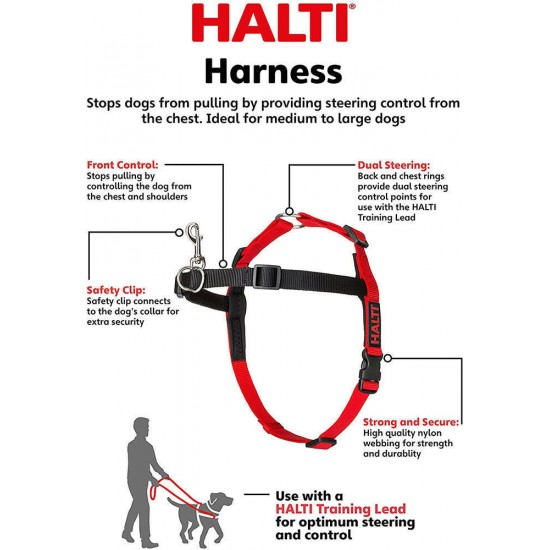 Halti Harness Dog Training Harness-Small 30-60cm