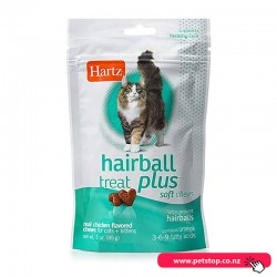 Hartz Hairball treat Plus Soft Chews 85g