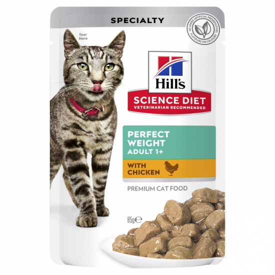 Hill's Wet Cat Food Perfect Weight 85g