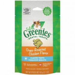 Greenies Cat Dental Treat Oven Roasted Chicken - 60g