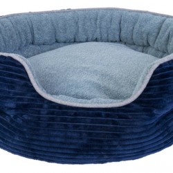 YOURS DROOLLY BED INDOOR OSTEO ROUND BLUE MEDIUM 3.5KG