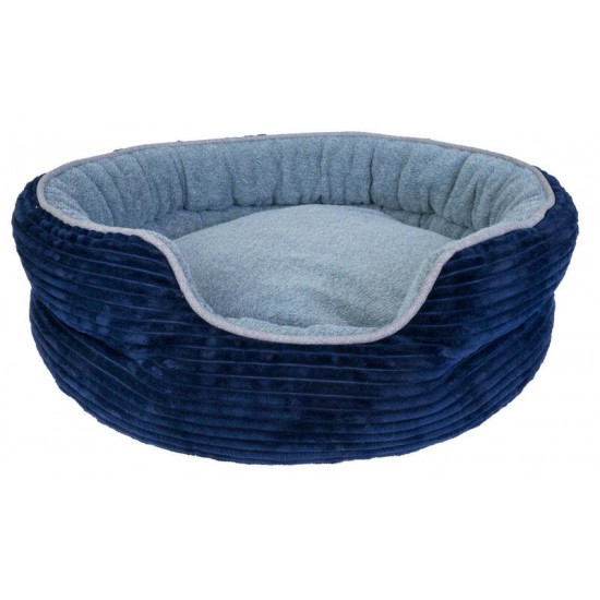 YOURS DROOLLY BED INDOOR OSTEO ROUND BLUE MEDIUM 3.5KG