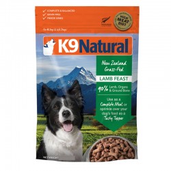 K9 Natural Freeze Dried Lamb Dog Food 3.6kg
