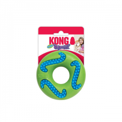 Kong Sqeezz Goomz Ring Dog Toy-Medium