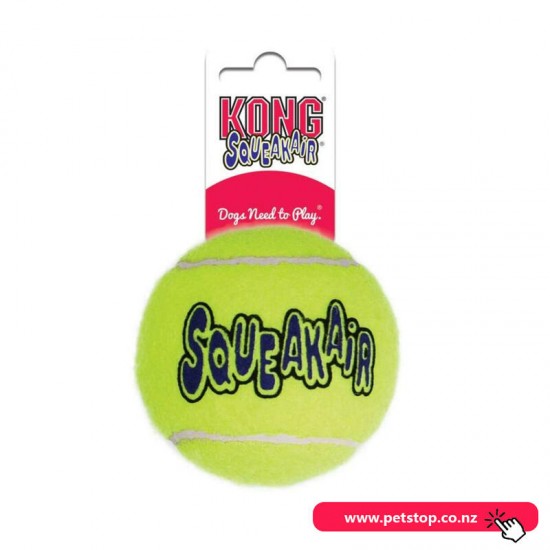 Kong Squeakair Tennis Ball Dog Toy Medium