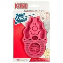 Kong Zoom Groom Shedding Brush Red/Blue