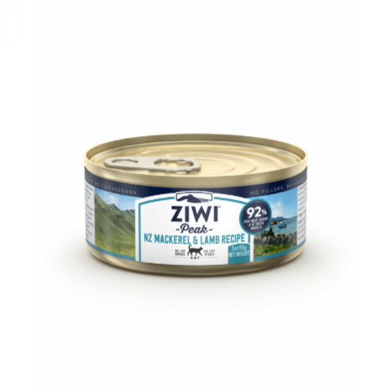 ZIWI Peak Canned Mackerel & Lamb Cat Food 85g
