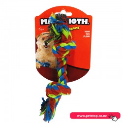 Mammoth Flossy Chews Rope Bone Dog Toy - Mini 15cm