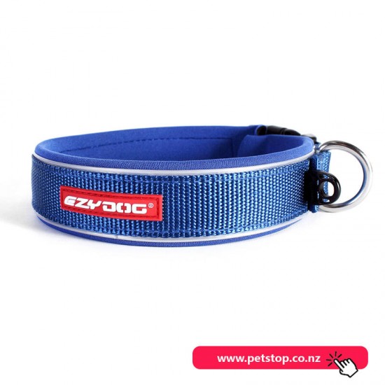 ezydog Dog Collar Neo Classic Blue M 39 - 44cm