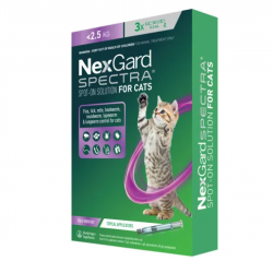 Nexgard Spectra For Cats & Kittens 0.8kg-2.4kg - 3 Pack