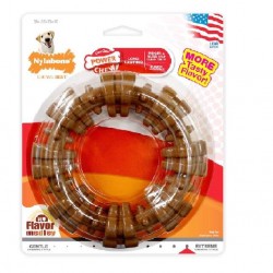 Nylabone Power Chew Textured Dog Chew Ring Toy-X-Large