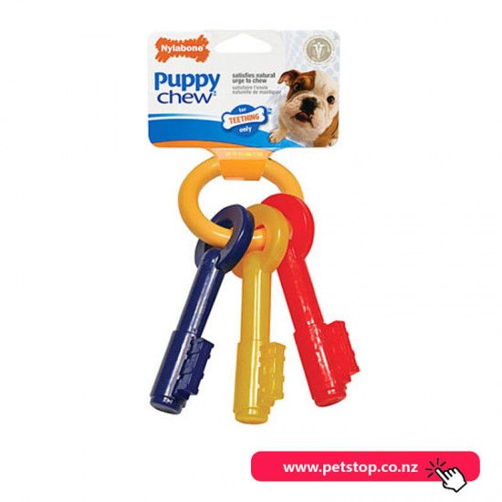 Nylabone Dog Toy Puppy Teething Keys - XSmall
