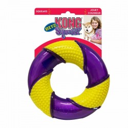 Kong Squeezz Bitz Ring Dog Toy - Large