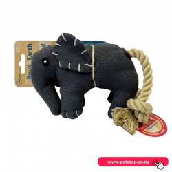 Paws4Earth Dog Plush Toy - Elephant with Rope