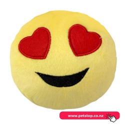Pet One Doy Plush Toy Emoji - Heart Face