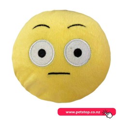Pet One Doy Plush Toy Emoji - Stunned Face