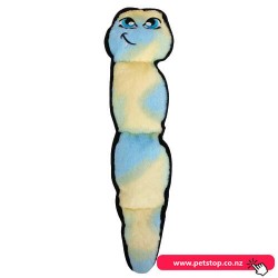 Pet One Dog Plush Toy Worm - Smirking Face Cream Berry Color