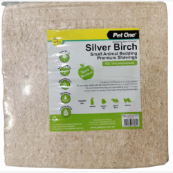 Pet One Small Anima Bedding Apple Scented Sliver Birch Shavings 4kg/62L
