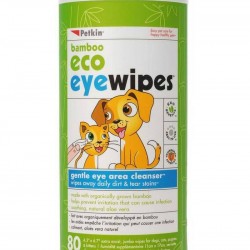 Petkin Bamboo Eco Eye Wipes - 80pk