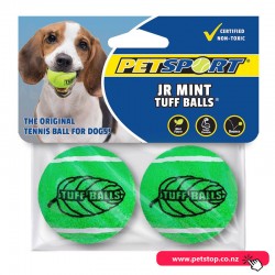 PetSport Dog Toy Jr. Mint Tuff Ball 2pk
