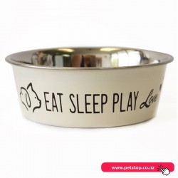 Stainless Steel Cute Bowl 350ml Ivory