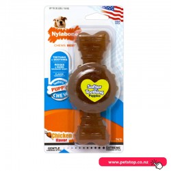 Nylabone Ring Bone Puppy Teething Toy-Medium/Wolf