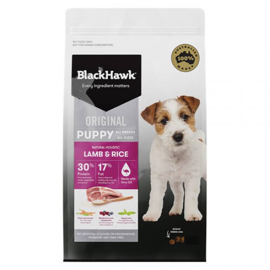 Black Hawk - Puppy Lamb & Rice 3kg