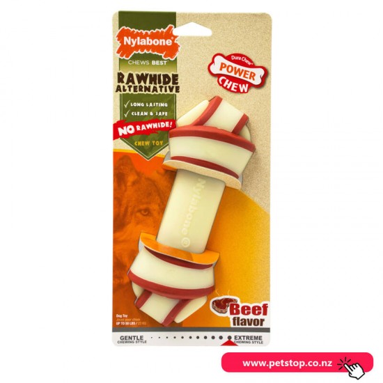 Nylabone Power Chew Rawhide Knot Chew Bone Dog toy - Large size