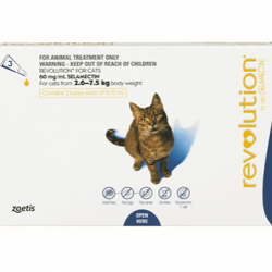 Revolution For Cat and Rabbit from 2.6- 7.5kg body weight 3pack