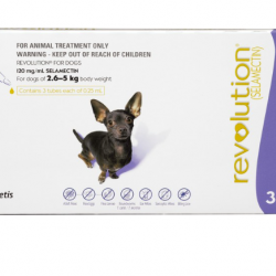 Revolution Treatment for Dog 2.6-5kg 3 Tubes