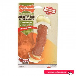 Nylabone Dura chew Meaty Rib Alternative Dog toy - Large size