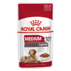 Royal Canin Medium Ageing 10+ Gravy Wet Dog Food -140g