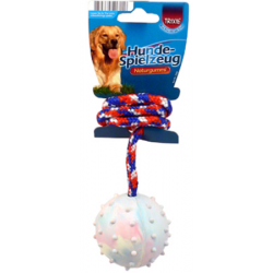Rubber Throw Ball & Rope 6cm