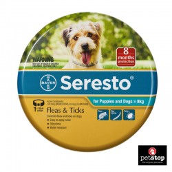 Seresto Flea And Tick Collar For Puppies and Dogs Under 8kg