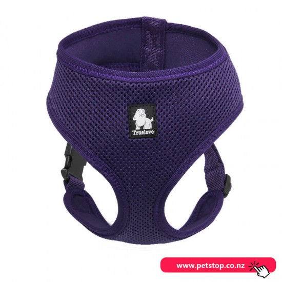 Truelove Soft Mesh Dog Harness Purple XS