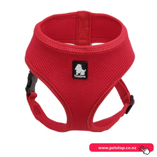 Truelove Soft Mesh Dog Harness Red L