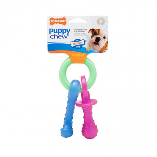 Nylabone Puppy Chew Teething Pacifier-XS
