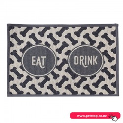 Tapestry Pet Placemat -EAT DRINK