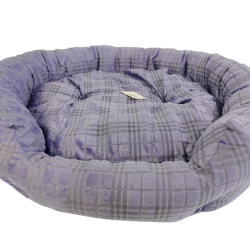 Sleepy time platinum oval bed-purple